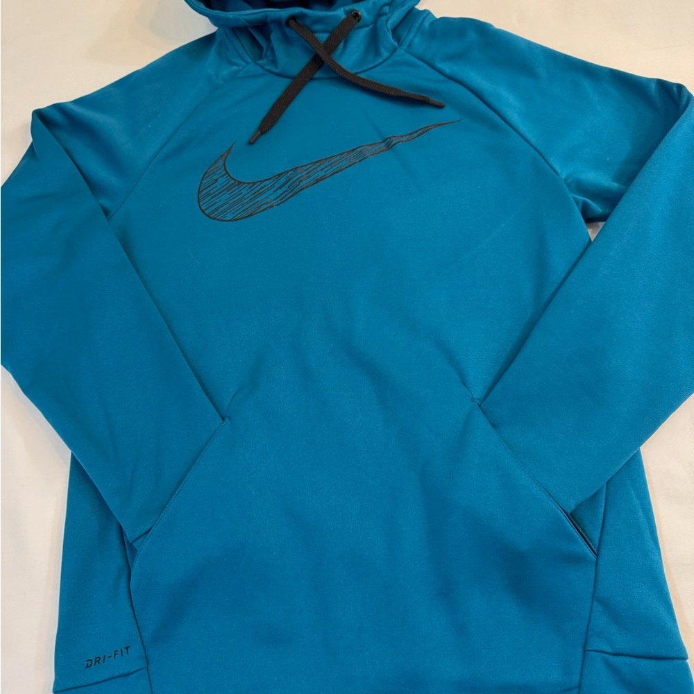 Men's Nike Teal Dri-FIT Hoodie Size Small - Picture 6 of 7